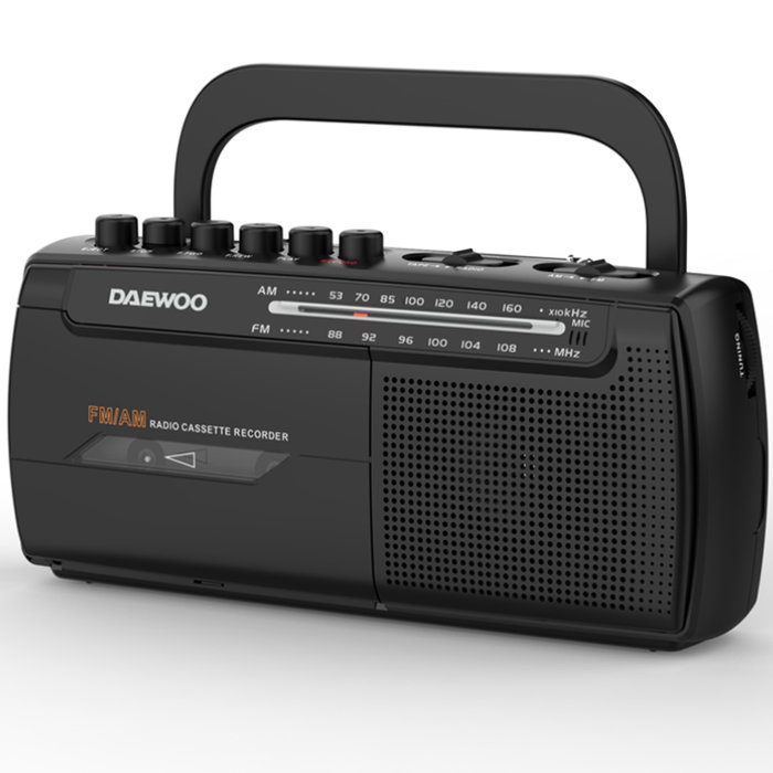 Daewoo DW1108 Radio Cassete AM/FM Negra